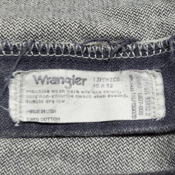 VINTAGE 1980s Wrangler Stone Gray USA Made High Waisted Butt Hugging Jeans - Picture 8 of 9